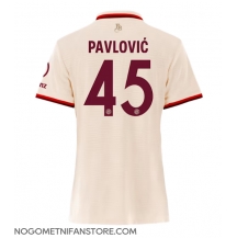 Ženski Bayern Munich Aleksandar Pavlovic #45 Replika nogometni dresi Tretji 2024-25 Kratek Rokav