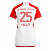 Ženski Bayern Munich Thomas Muller #25 Replika nogometni dresi Domači 2023-24 Kratek Rokav