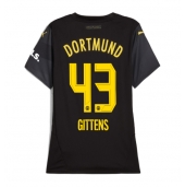 Ženski Borussia Dortmund Jamie Bynoe-Gittens #43 Replika nogometni dresi Gostujoči 2024-25 Kratek Rokav