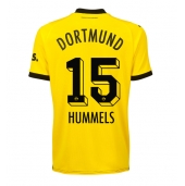 Ženski Borussia Dortmund Mats Hummels #15 Replika nogometni dresi Domači 2023-24 Kratek Rokav