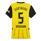 Ženski Borussia Dortmund Ramy Bensebaini #5 Replika nogometni dresi Domači 2024-25 Kratek Rokav