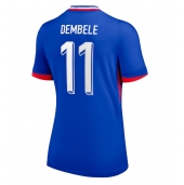 Ženski Francija Ousmane Dembele #11 Replika nogometni dresi Domači EP 2024 Kratek Rokav