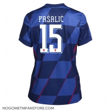 Ženski Hrvaška Mario Pasalic #15 Replika nogometni dresi Gostujoči EP 2024 Kratek Rokav