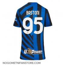 Ženski Inter Milan Alessandro Bastoni #95 Replika nogometni dresi Domači 2024-25 Kratek Rokav