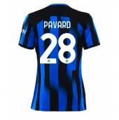 Ženski Inter Milan Benjamin Pavard #28 Replika nogometni dresi Domači 2023-24 Kratek Rokav