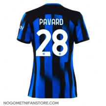 Ženski Inter Milan Benjamin Pavard #28 Replika nogometni dresi Domači 2023-24 Kratek Rokav