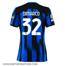 Ženski Inter Milan Federico Dimarco #32 Replika nogometni dresi Domači 2023-24 Kratek Rokav