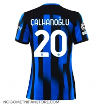 Ženski Inter Milan Hakan Calhanoglu #20 Replika nogometni dresi Domači 2023-24 Kratek Rokav