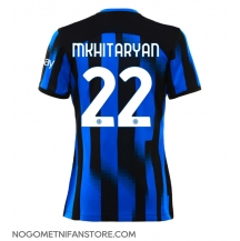 Ženski Inter Milan Henrikh Mkhitaryan #22 Replika nogometni dresi Domači 2023-24 Kratek Rokav