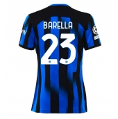 Ženski Inter Milan Nicolo Barella #23 Replika nogometni dresi Domači 2023-24 Kratek Rokav