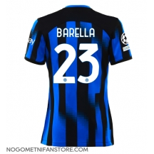 Ženski Inter Milan Nicolo Barella #23 Replika nogometni dresi Domači 2023-24 Kratek Rokav