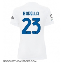 Ženski Inter Milan Nicolo Barella #23 Replika nogometni dresi Gostujoči 2023-24 Kratek Rokav