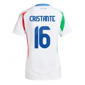 Ženski Italija Bryan Cristante #16 Replika nogometni dresi Gostujoči EP 2024 Kratek Rokav