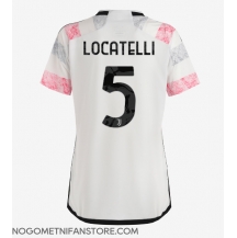 Ženski Juventus Manuel Locatelli #5 Replika nogometni dresi Gostujoči 2023-24 Kratek Rokav