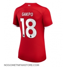 Ženski Liverpool Cody Gakpo #18 Replika nogometni dresi Domači 2023-24 Kratek Rokav