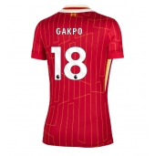 Ženski Liverpool Cody Gakpo #18 Replika nogometni dresi Domači 2024-25 Kratek Rokav