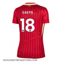 Ženski Liverpool Cody Gakpo #18 Replika nogometni dresi Domači 2024-25 Kratek Rokav