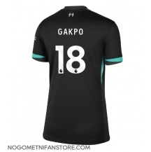 Ženski Liverpool Cody Gakpo #18 Replika nogometni dresi Gostujoči 2024-25 Kratek Rokav