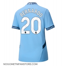 Ženski Manchester City Bernardo Silva #20 Replika nogometni dresi Domači 2024-25 Kratek Rokav