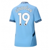 Ženski Manchester City Ilkay Gundogan #19 Replika nogometni dresi Domači 2024-25 Kratek Rokav