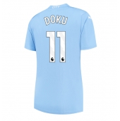 Ženski Manchester City Jeremy Doku #11 Replika nogometni dresi Domači 2023-24 Kratek Rokav