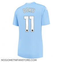 Ženski Manchester City Jeremy Doku #11 Replika nogometni dresi Domači 2023-24 Kratek Rokav