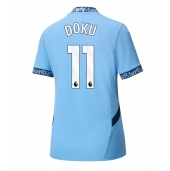 Ženski Manchester City Jeremy Doku #11 Replika nogometni dresi Domači 2024-25 Kratek Rokav