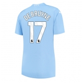 Ženski Manchester City Kevin De Bruyne #17 Replika nogometni dresi Domači 2023-24 Kratek Rokav