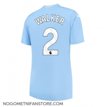 Ženski Manchester City Kyle Walker #2 Replika nogometni dresi Domači 2023-24 Kratek Rokav