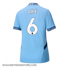 Ženski Manchester City Nathan Ake #6 Replika nogometni dresi Domači 2024-25 Kratek Rokav