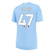 Ženski Manchester City Phil Foden #47 Replika nogometni dresi Domači 2023-24 Kratek Rokav