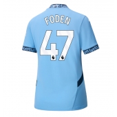 Ženski Manchester City Phil Foden #47 Replika nogometni dresi Domači 2024-25 Kratek Rokav