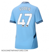 Ženski Manchester City Phil Foden #47 Replika nogometni dresi Domači 2024-25 Kratek Rokav