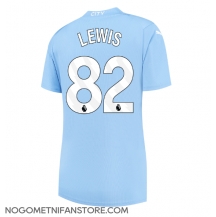 Ženski Manchester City Rico Lewis #82 Replika nogometni dresi Domači 2023-24 Kratek Rokav