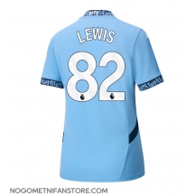 Ženski Manchester City Rico Lewis #82 Replika nogometni dresi Domači 2024-25 Kratek Rokav