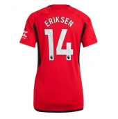 Ženski Manchester United Christian Eriksen #14 Replika nogometni dresi Domači 2023-24 Kratek Rokav