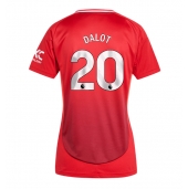 Ženski Manchester United Diogo Dalot #20 Replika nogometni dresi Domači 2024-25 Kratek Rokav