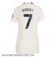 Ženski Manchester United Mason Mount #7 Replika nogometni dresi Tretji 2023-24 Kratek Rokav