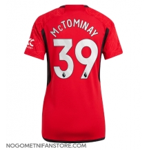 Ženski Manchester United Scott McTominay #39 Replika nogometni dresi Domači 2023-24 Kratek Rokav