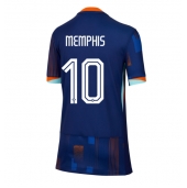 Ženski Nizozemska Memphis Depay #10 Replika nogometni dresi Gostujoči EP 2024 Kratek Rokav