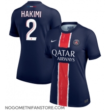 Ženski Paris Saint-Germain Achraf Hakimi #2 Replika nogometni dresi Domači 2024-25 Kratek Rokav