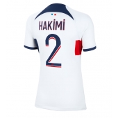 Ženski Paris Saint-Germain Achraf Hakimi #2 Replika nogometni dresi Gostujoči 2023-24 Kratek Rokav