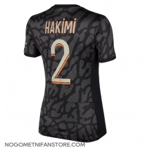 Ženski Paris Saint-Germain Achraf Hakimi #2 Replika nogometni dresi Tretji 2023-24 Kratek Rokav