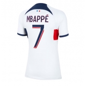 Ženski Paris Saint-Germain Kylian Mbappe #7 Replika nogometni dresi Gostujoči 2023-24 Kratek Rokav