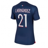 Ženski Paris Saint-Germain Lucas Hernandez #21 Replika nogometni dresi Domači 2023-24 Kratek Rokav