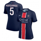 Ženski Paris Saint-Germain Marquinhos #5 Replika nogometni dresi Domači 2024-25 Kratek Rokav