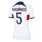 Ženski Paris Saint-Germain Marquinhos #5 Replika nogometni dresi Gostujoči 2023-24 Kratek Rokav