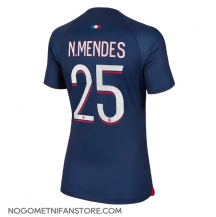 Ženski Paris Saint-Germain Nuno Mendes #25 Replika nogometni dresi Domači 2023-24 Kratek Rokav