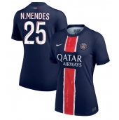 Ženski Paris Saint-Germain Nuno Mendes #25 Replika nogometni dresi Domači 2024-25 Kratek Rokav