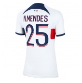 Ženski Paris Saint-Germain Nuno Mendes #25 Replika nogometni dresi Gostujoči 2023-24 Kratek Rokav